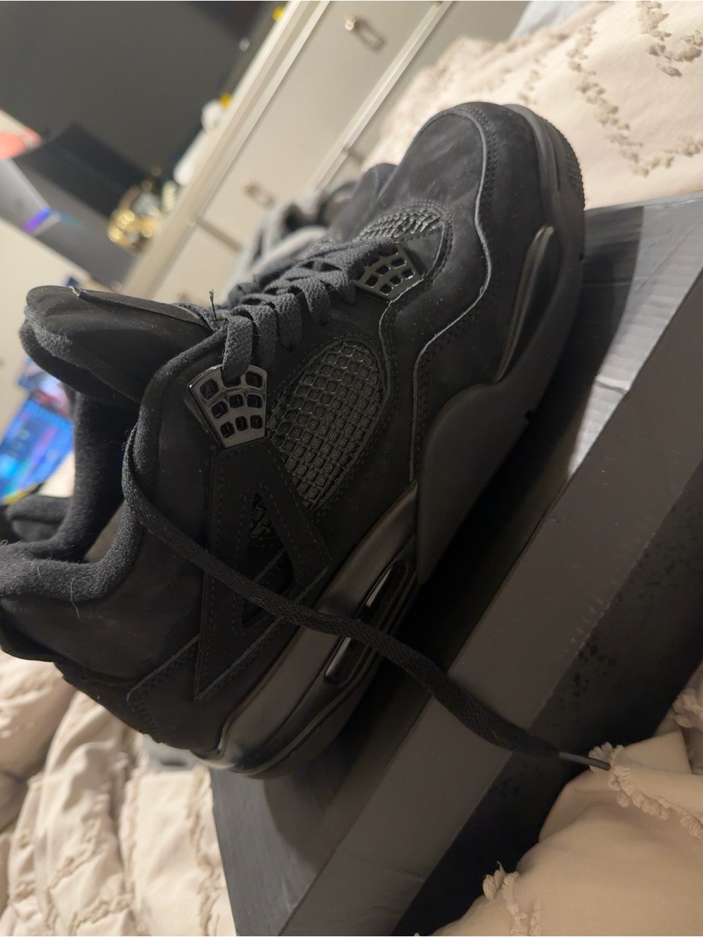Jordan Black Retro black cat - Picture 2 of 3